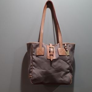 Dooney & Bourke Tan Canvas Tote